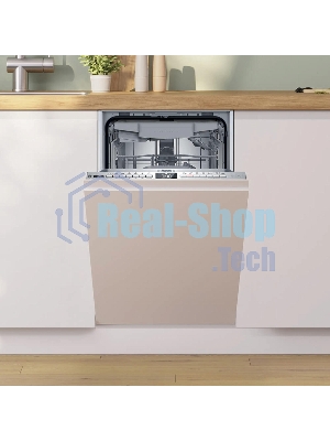 Встраиваемая посудомоечная машина Bosch SPV4EMX10E, серебристый, 44.8 см, 10 компл., 44 дБ, класс C