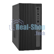Компьютерный корпус Minitower ExeGate BAA-303MU-AAA400 (mATX, БП AAA400 с вент. 8см, 2*USB+1*USB 3.0, HD Audio, черный)