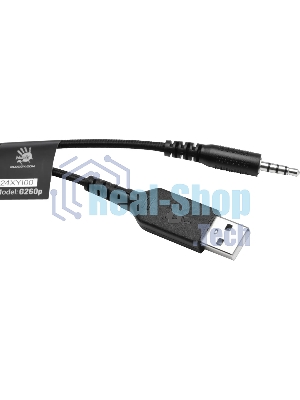 Гарнитура Bloody G260P чёрный, проводная, подсветка