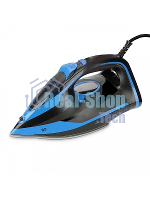 Утюг BQ SI1005 черный/синий, 3000 Вт, 60 г/мин, 200 г/мин, 350 мл