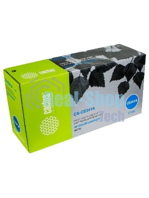 Картридж лазерный Cactus CS-CE341A голубой (16000 стр.) для HP Color LaserJet M775