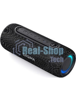 Колонка портативная Digma D-PS1524 черный 20W 2.0 BT 10м 2000mAh
