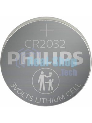 Элемент питания литиевый CR2032 (блист. 2шт) Philips Б0062716
