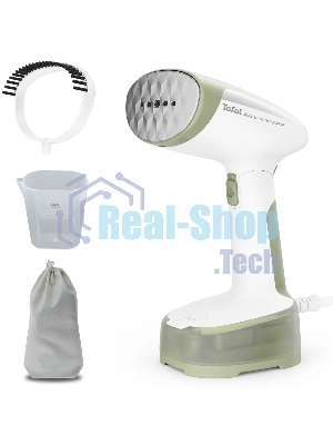 Отпариватель Tefal DT3053E1 белый/зеленый, 1300 Вт, 20 г/мин, 120 мл
