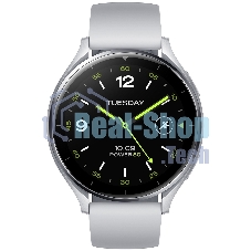 Смарт-часы Xiaomi Watch 2 Silver Case With Gray TPU Strap M2320W1