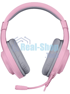 Гарнитура Redragon Hylas розовый, проводная, USB / 2 x mini jack 3.5 мм, подсветка