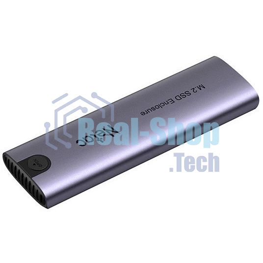 Внешний корпус для SSD Netac WH51 External SSD Case M.2 NVMe/SATA, with A to C cable, Aluminum