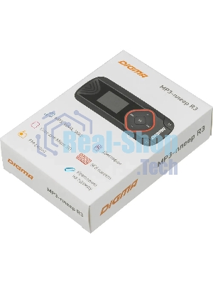 Плеер Flash Digma R3 8Gb черный/0.8