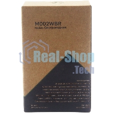 Мышь беспроводная Raskat M002WBR черный, 1600 dpi, радиоканал, Bluetooth, USB, кнопки - 4