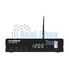 Приставка для цифрового ТВ SoundMax SM-DVBT284 черный, DVB-T2, DVB-T, DVB-C, HDMI, USB 2.0 х2