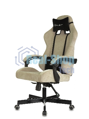 Кресло игровое Knight Terminator песочный Light-21 крестов. металл