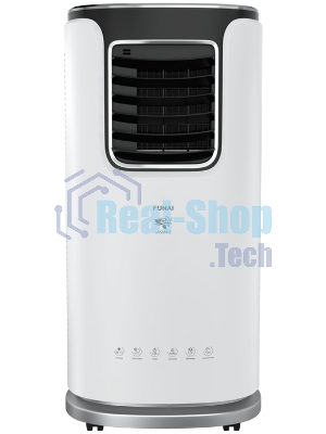 Кондиционер мобильный FUNAI JASMINE MAC-JS30CON03 9500 BTU, 20 м², 55 дБ, охлаждение, осушение, белый
