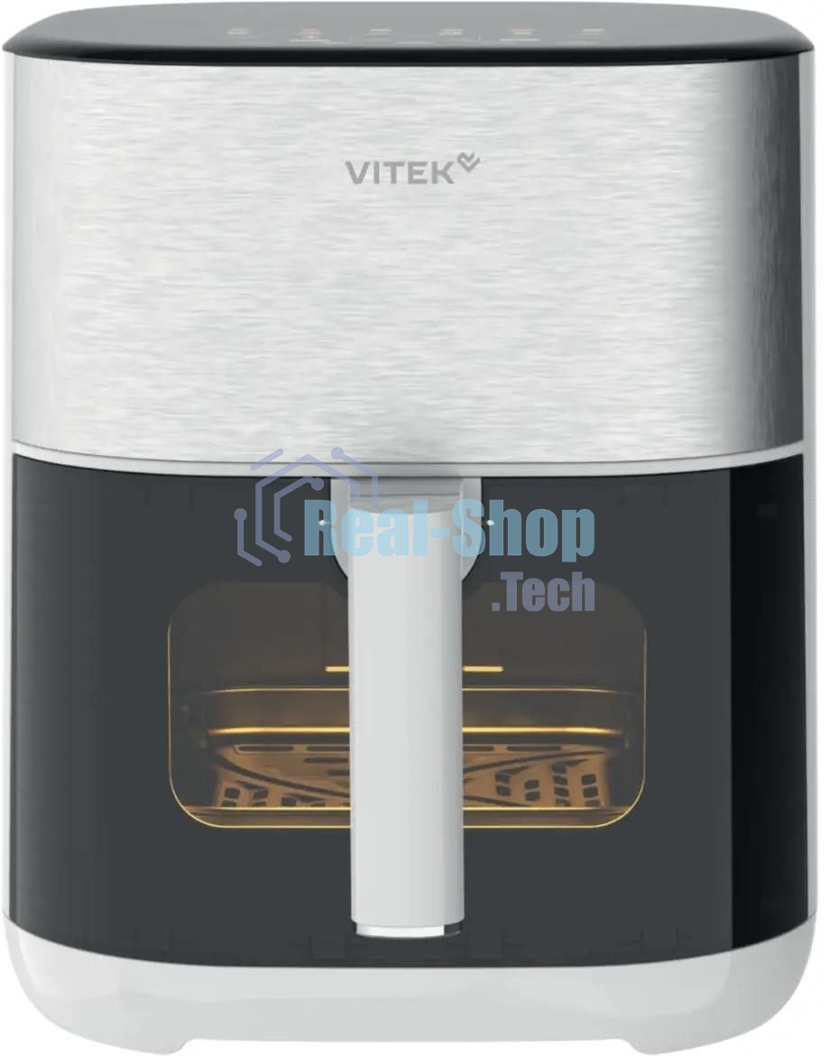 Аэрогриль Vitek VT-AF2001 серый, 2100 Вт, 6 л, сенсор, 13 программ