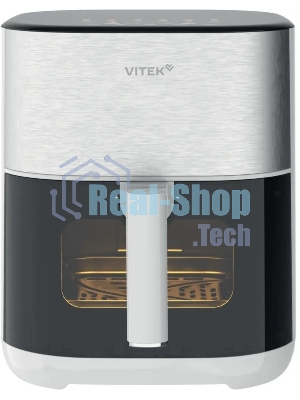 Аэрогриль Vitek VT-AF2001 серый, 2100 Вт, 6 л, сенсор, 13 программ