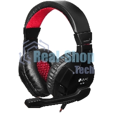 Гарнитура Oklick HS-L320G Phoenix чёрный, проводная, 3.5 мм