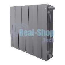 Радиатор биметаллический Royal Thermo PianoForte 500 Серебристый VR80 - 10 секц.
