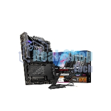Материнская плата MSI MPG X870E CARBON WIFI, AM5, AMD X870E, 4xDDR5, 4xSATA, 4xM.2, 1xPCIe 5.0 x16, 1xPCIe 5.0 x4, 1xPCIe 4.0 x4, 1xHDMI, 2xUSB-C, 2x1Gb LAN, 9xUSB 3.2 Gen 2, 2xUSB4, 2x3.5 мм, 7.1, ATX