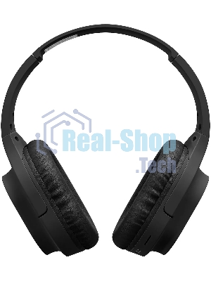 Беспроводные/проводные наушники Digma BT-18 черный, накладные, Bluetooth + проводной, складная конструкция, до 10 ч