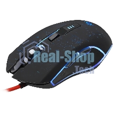Мышь проводная Defender Draglen GM-907 черный, 7200 dpi, USB, кнопки - 6