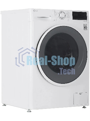 Стиральная машина LG F2J6TN0W 8кг, отжим: 1200об/мин, класс стирки: A, класс отжима: B, дисплей, защита от детей, белый