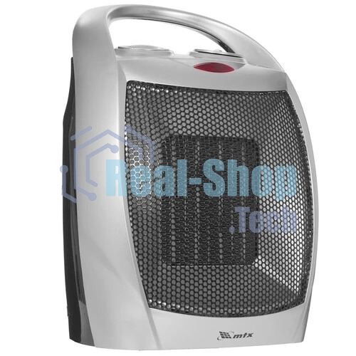 Тепловентилятор MTX FHC-1500, серый, 750/1500 Вт, 15 м2, термостат