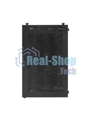 Компьютерный корпус Miditower ExeGate i3 BASE (ATX, без БП, с окном, 1*USB+1*USB 3.0, аудио, 4 вент. 12см с RGb подсветкой)