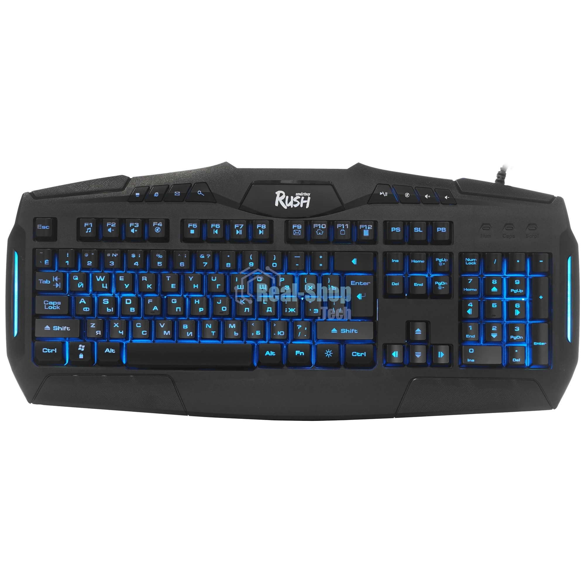 Клавиатура проводная игровая Smartbuy RUSH Savage 311 USB черная SBK-311G-K