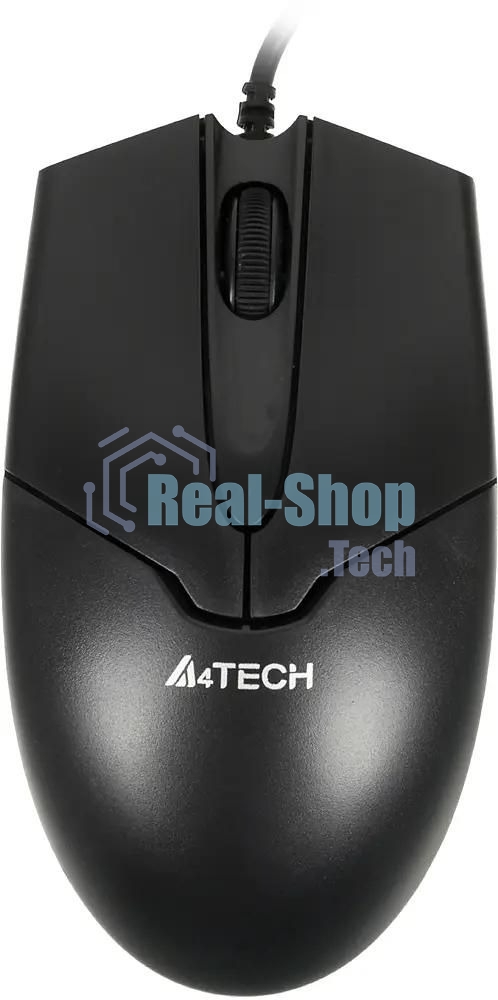Мышь проводная A4Tech OP-550NU черный, 1000 dpi, USB, кнопки - 3
