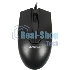 Мышь проводная A4Tech OP-550NU черный, 1000 dpi, USB, кнопки - 3