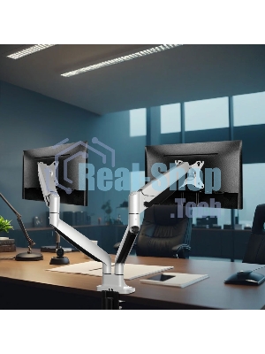 Кронштейн Kromax OFFICE-22 серебристый, 4 шт/уп. Кр. алюм. настол. для мон. 17