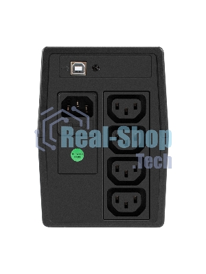 Источник бесперебойного питания ExeGate Smart LB-650.LCD.AVR.4C13.USB (650VA/390W, LCD, AVR, 4*C13, USB, батарея 12V 7Ah, черный)
