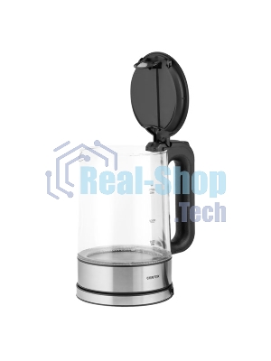 Электрочайник Centek CT-0032 прозрачный, 1.7 л, 2200 Вт, скрытый нагревательный элемент