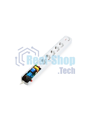 Сетевой фильтр Smartbuy (SBSP-30W-Pro) - 6 роз х 3,0 м- белый