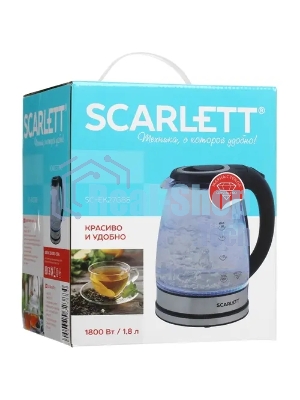 Чайник электрический Scarlett SC-EK27G88 черный