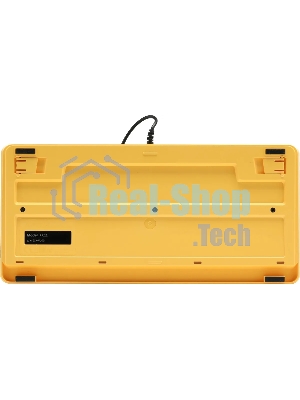 Комплект клавиатура+мышь A4Tech FStyler F1110 проводной, USB, 2000 DPI, чёрный/жёлтый