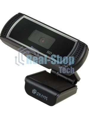 Веб-камера OKLICK OK-C013FH 1920x1080, 30 кадр/с, USB Type-A, микрофон (шумоподавление), универсальное крепление