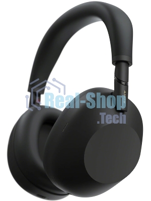 Беспроводные/проводные наушники Sony WH-1000XM6 черный, полноразмерные, Bluetooth + проводной, адаптивное активное шумоподавление, до 40 ч