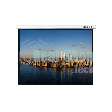 Настенный экран Lumien Master Picture LMP-100120 177х180 см (рабочая область 98х172 см) Matte White FiberGlass (белый корпус) черн. кайма по периметру, возможность потолочн./настенного крепления, черн. кайма сверху 75 см 16:9