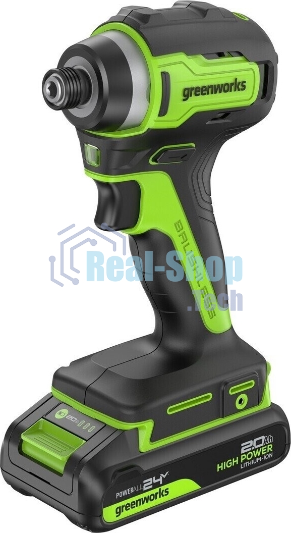 Винтоверт Greenworks ID3170 аккум. патрон:шестигр.1/4