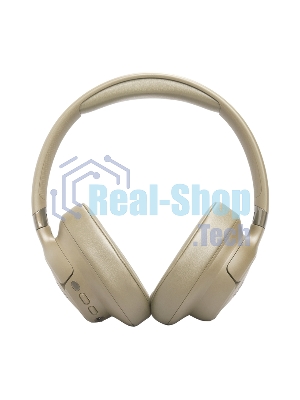 Беспроводные/проводные наушники JBL Tune 780NC бежевый, полноразмерные, Bluetooth + проводной, адаптивное шумоподавление
