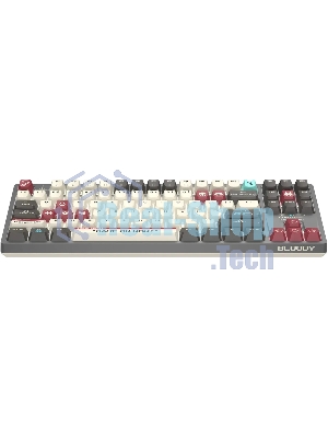 Клавиатура A4Tech Bloody S87 Pixels Red проводная USB серый/белый