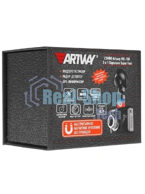 Видеорегистратор с радар-детектором Artway MD-108 GPS черный