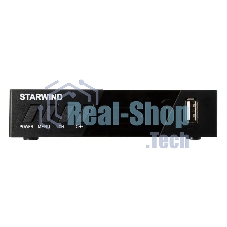 Приставка для цифрового ТВ Starwind CT-140 черный, DVB-T2, DVB-T, DVB-C, HDMI, USB 2.0 х2