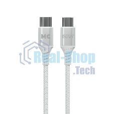 Кабель MORE CHOICE (4620202554116) K69aa 2м USB 3.0A PD 60W для Type-C Type-C- 2м, белый