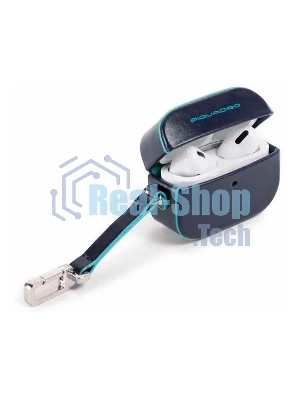 Чехол для наушников Piquadro Blue Square AC5308B2/BLU2 синий натур.кожа