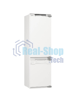 Встраиваемый холодильник Gorenje NRKI517142, полезный объем 243 л, электронное управление, цифровой дисплей, автоматическое размораживание No Frost, быстрое замораживание, интенсивное охлаждение, зона свежести с контролем влажности, слайдерное крепление, энергоэффективность А+