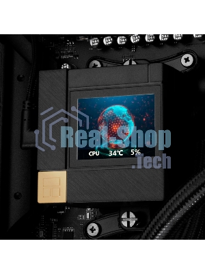 Система жидкостного охлаждения Thermalright Core Matrix 240 Vision (240мм, LED, Black, ARGB/Fans: 2x120мм, 68.9CFM, 28.2dBA, 2000RPM/Pump height 64.4мм, Rad thickness 27мм/S: 1700, 1200, 1851, 115X, AM5, AM4)