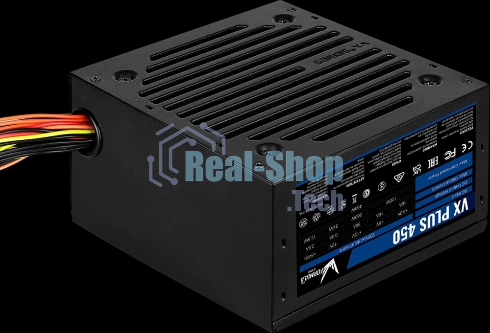 Блок питания Aerocool/Formula VX-450 PLUS, 450Вт, 120мм, черный