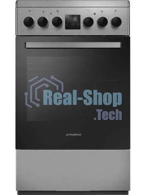 Плита электрическая Maunfeld MEC55CS08D серебристый, конфорок 4 шт, духовка 60 л, 50 см x 85 см x 60 см