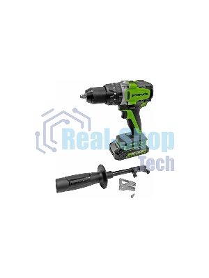 Дрель-шуруповерт аккумуляторная GREENWORKS GD24DD140, Аккумуляторная, 24В, Без АКБ и ЗУ